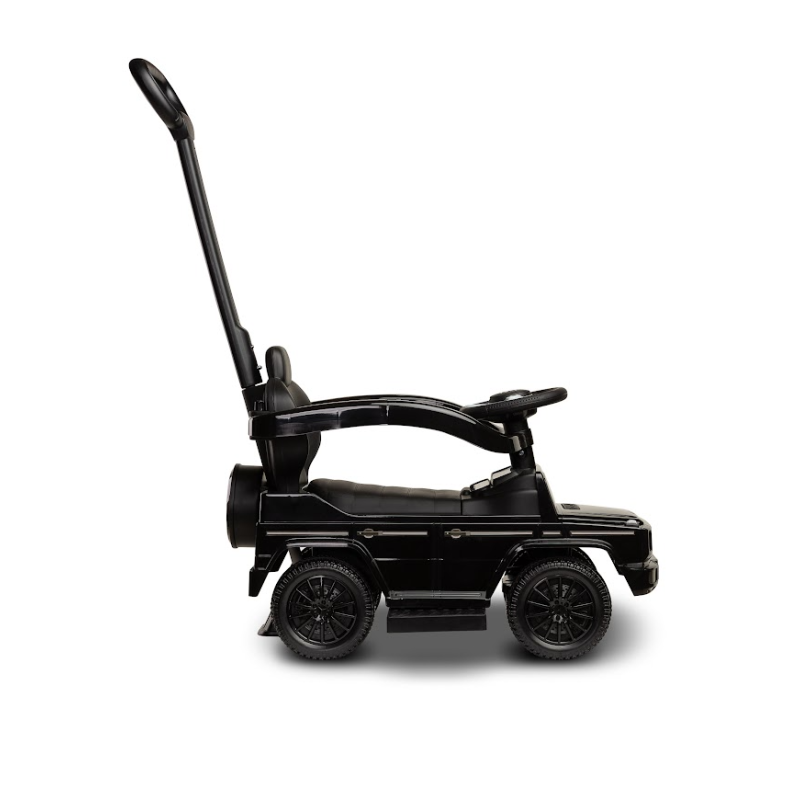 Машинка для катання Caretero (Toyz) Mercedes G350 D з батьківською ручкою Black