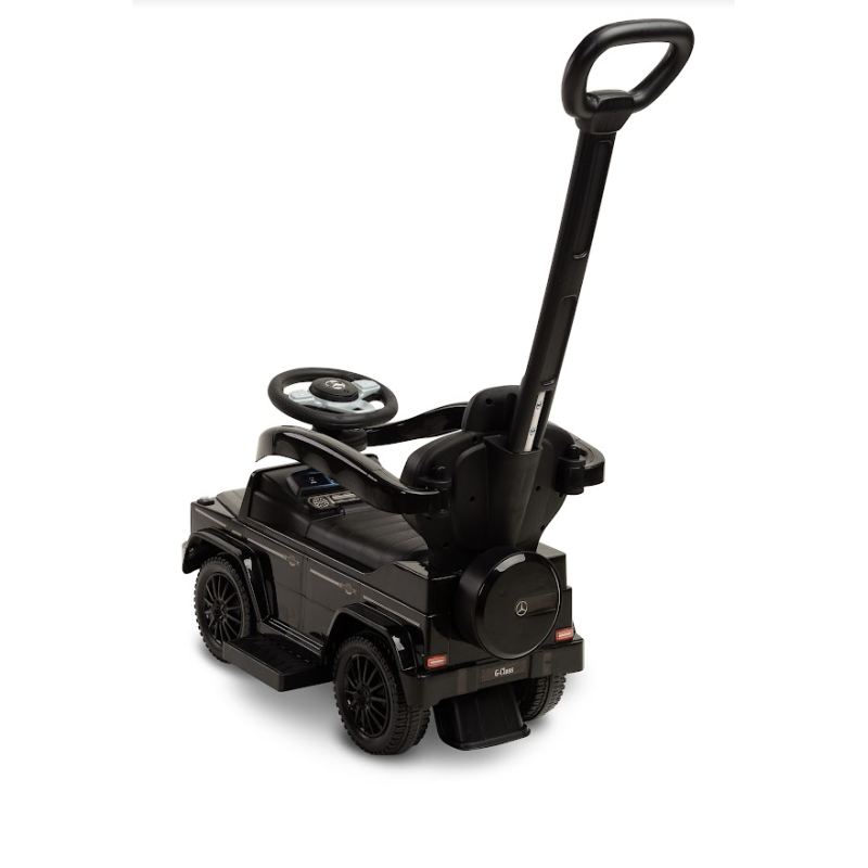 Машинка для катання Caretero (Toyz) Mercedes G350 D з батьківською ручкою Black