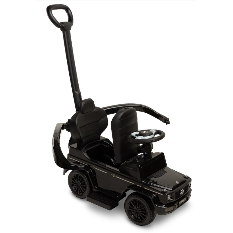 Машинка для катання Caretero (Toyz) Mercedes G350 D з батьківською ручкою Black