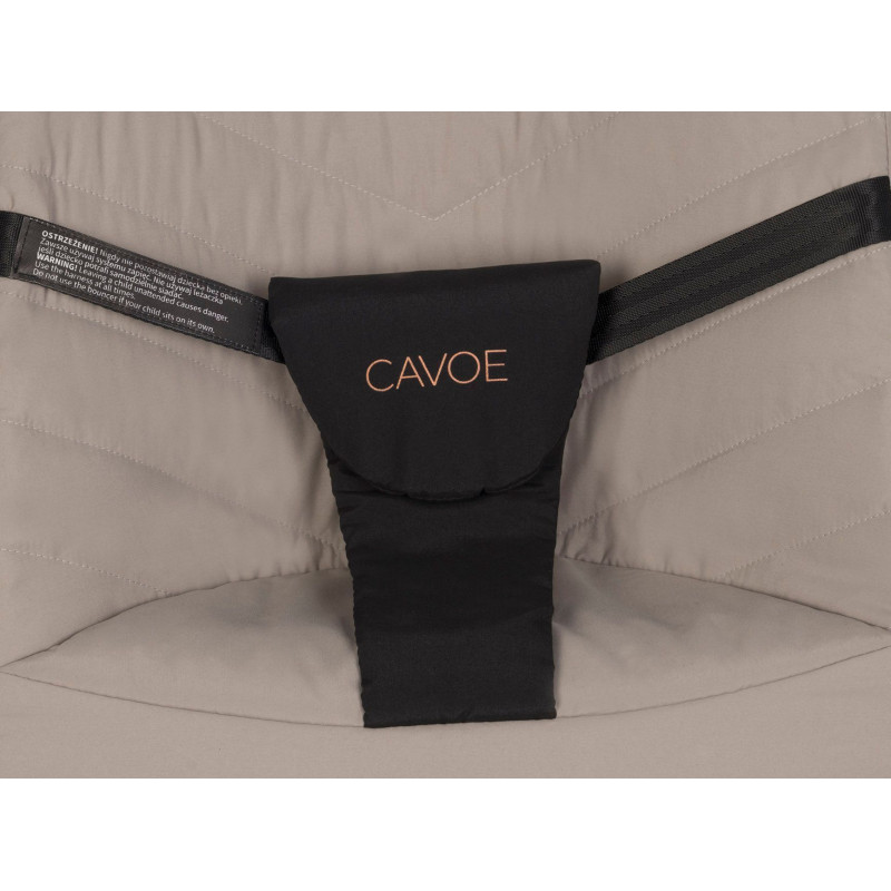 Дитячий шезлонг-гойдалка Cavoe Bebe Taupe