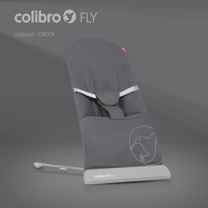 Дитячий шезлонг-гойдалка Colibro Fly Onyx