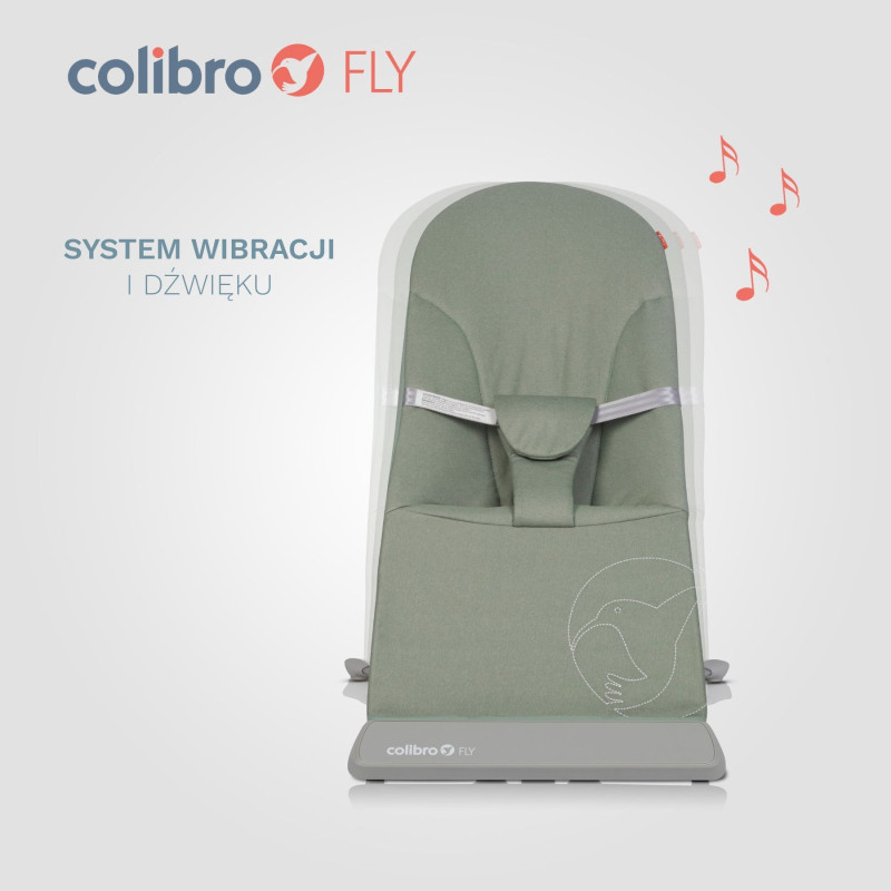 Дитячий шезлонг-гойдалка Colibro Fly Jungle