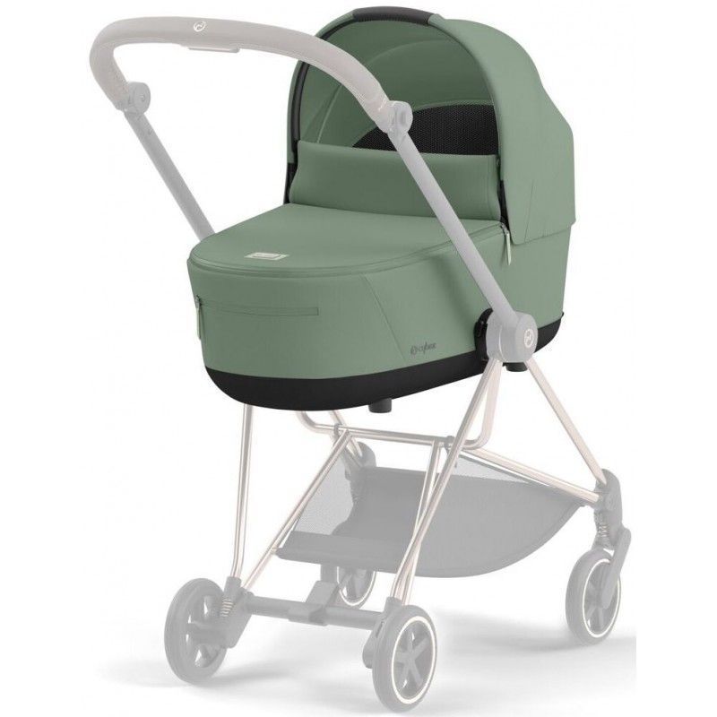 Коляска 2 в 1 Cybex Mios Rose gold Leaf green