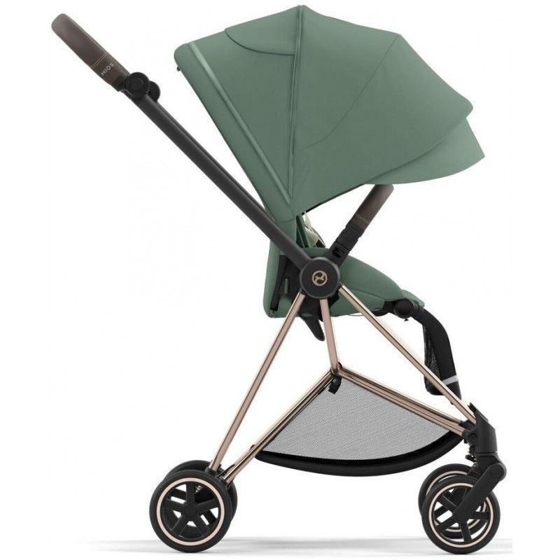 Коляска 2 в 1 Cybex Mios Rose gold Leaf green