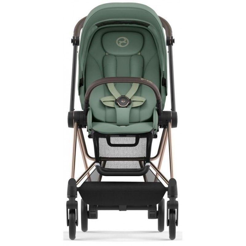 Коляска 2 в 1 Cybex Mios Rose gold Leaf green