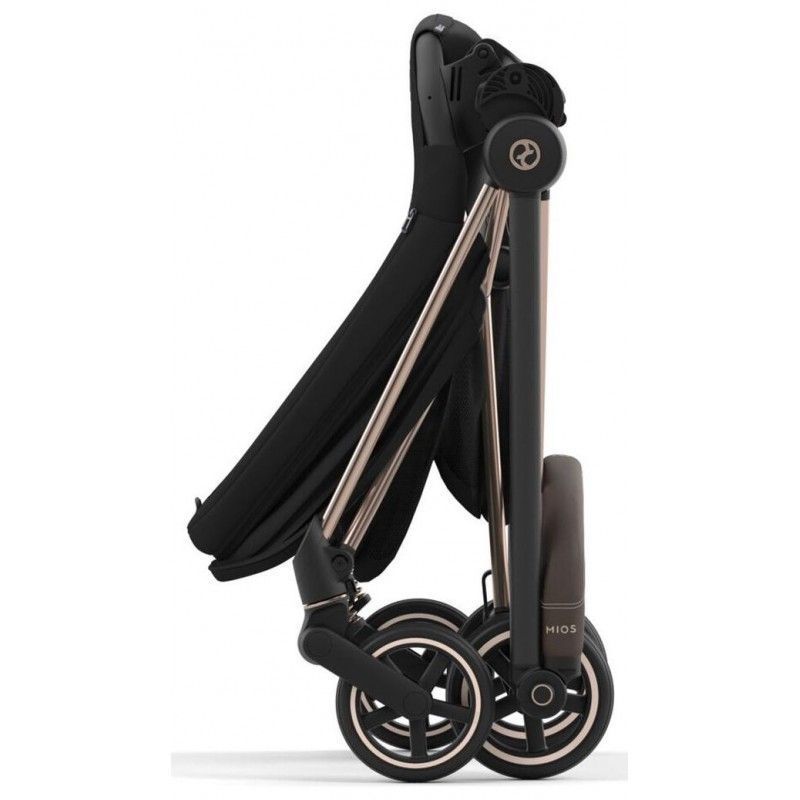 Коляска 2 в 1 Cybex Mios Rose gold Onyx black