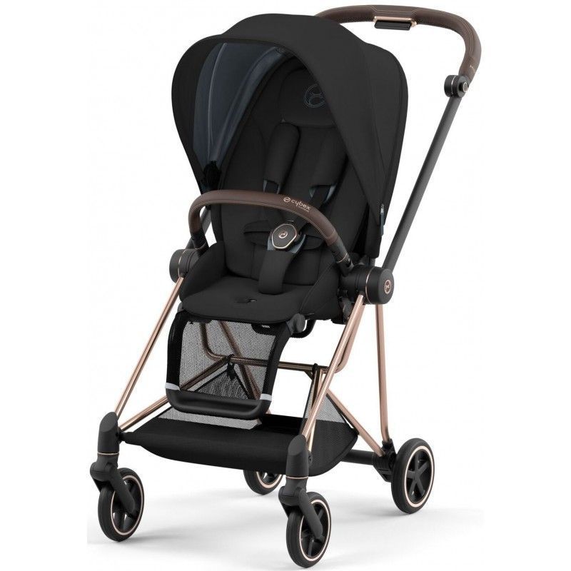 Коляска 2 в 1 Cybex Mios Rose gold Onyx black
