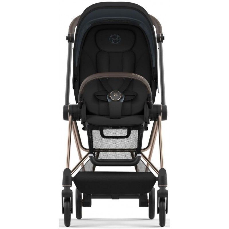 Коляска 2 в 1 Cybex Mios Rose gold Onyx black