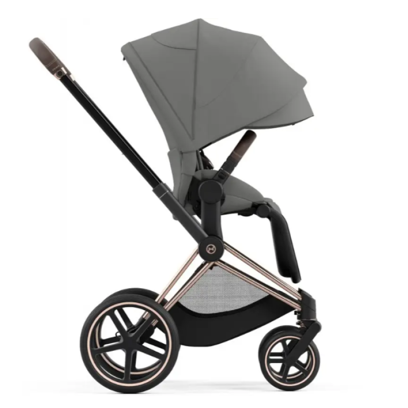Коляска 2 в 1 Cybex Priam 4.0 Rose Gold Mirage grey