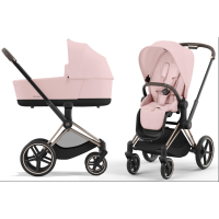 Коляска 2 в 1 Cybex Priam 4.0 Rose Gold Peach Pink