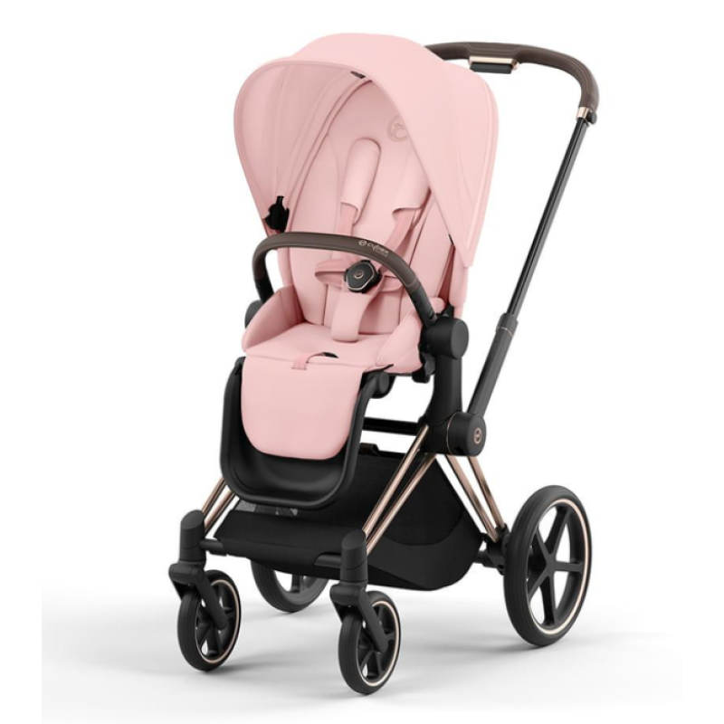 Коляска 2 в 1 Cybex Priam 4.0 Rose Gold Peach Pink