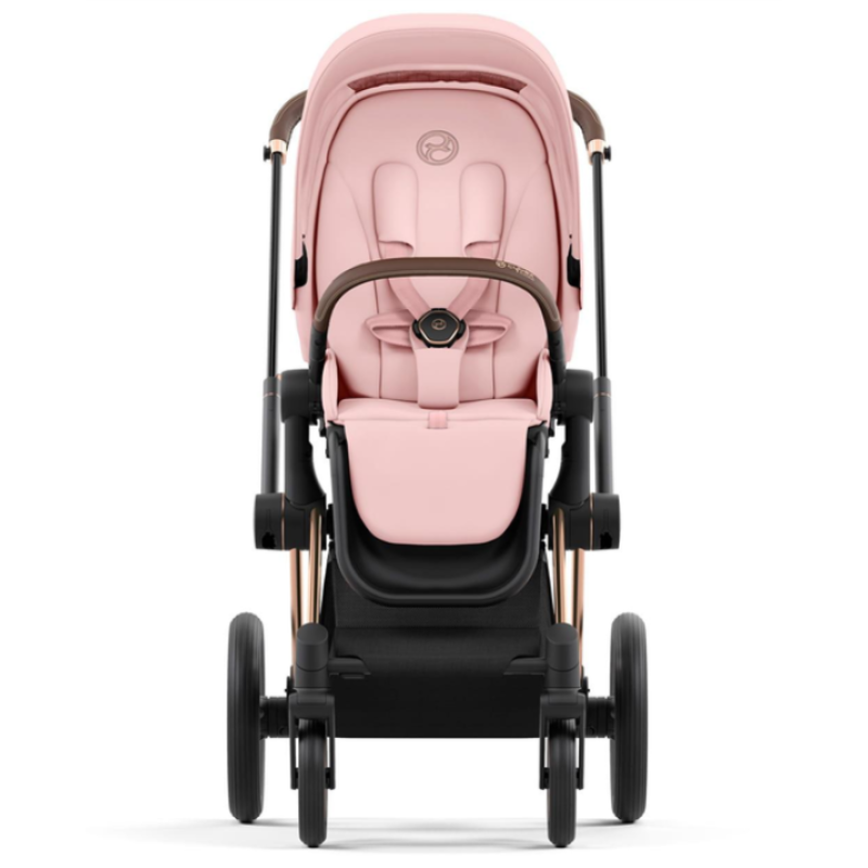 Коляска 2 в 1 Cybex Priam 4.0 Rose Gold Peach Pink