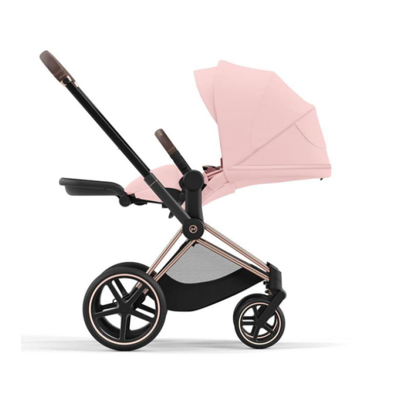 Коляска 2 в 1 Cybex Priam 4.0 Rose Gold Peach Pink