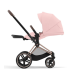 Коляска 2 в 1 Cybex Priam 4.0 Rose Gold Peach Pink