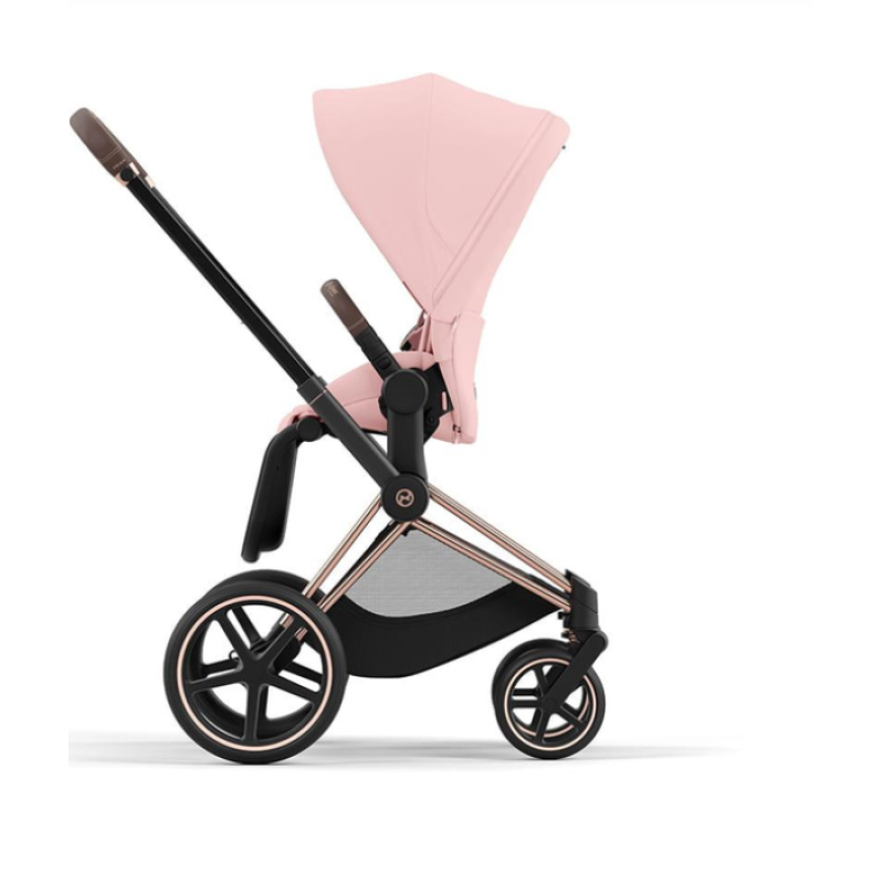 Коляска 2 в 1 Cybex Priam 4.0 Rose Gold Peach Pink