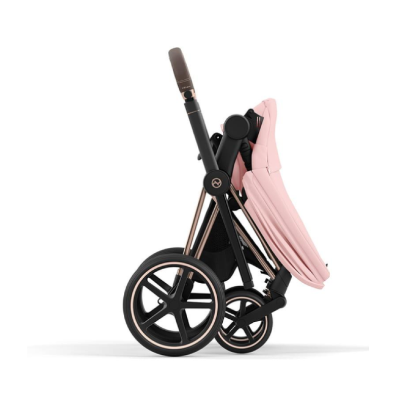 Коляска 2 в 1 Cybex Priam 4.0 Rose Gold Peach Pink