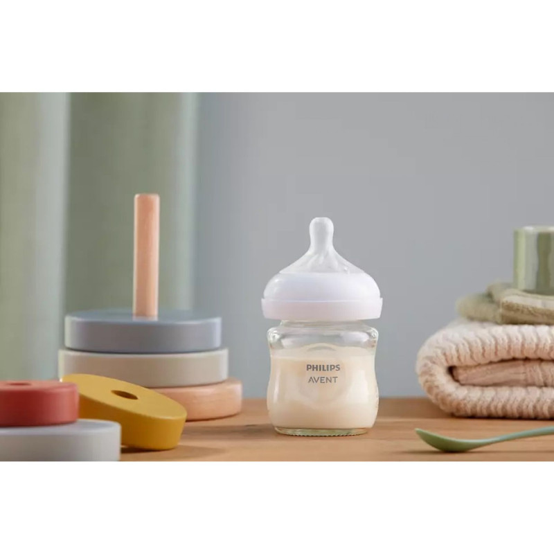 Пляшка скляна Avent Naturals 3.0, 120 мл. SCY930/01