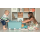 Ящик для іграшок багатофункціональний Tega бірюзовий