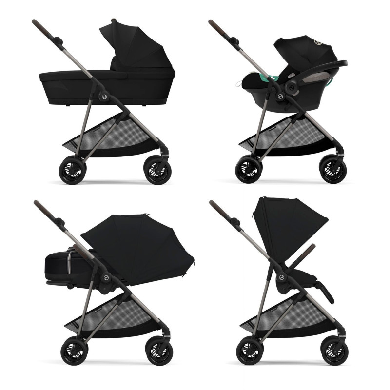 Коляска 2 в 1 Cybex Melio Cotton white