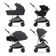 Коляска 2 в 1 Cybex Melio Monument grey