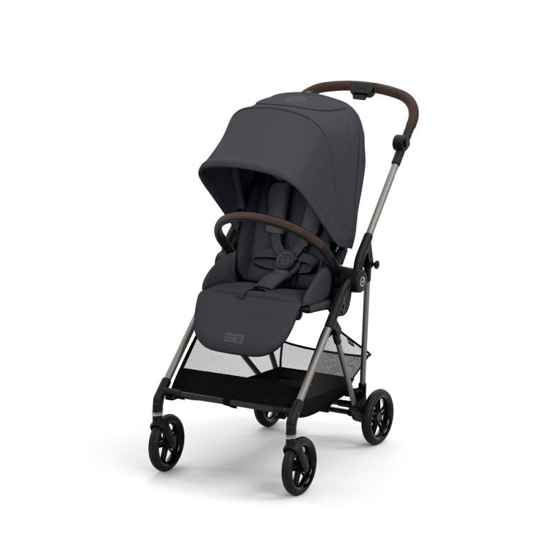 Коляска 2 в 1 Cybex Melio Monument grey