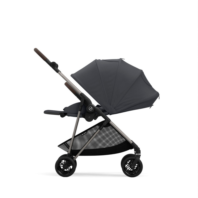 Коляска 2 в 1 Cybex Melio Monument grey