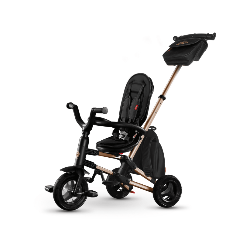 Велосипед складаний триколісний дитячий Qplay Nova+ Rubber Gold