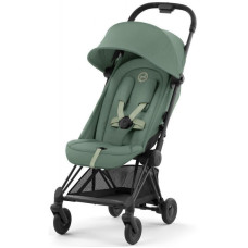 Коляска Cybex Coya Matt Black Leaf Green