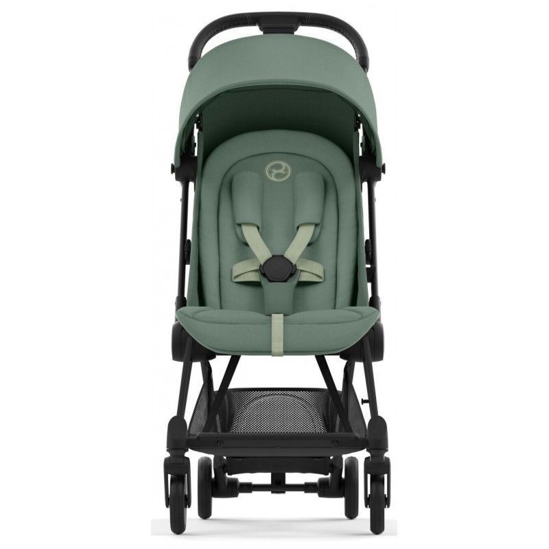 Коляска Cybex Coya Matt Black Leaf Green