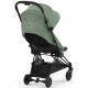 Коляска Cybex Coya Matt Black Leaf Green