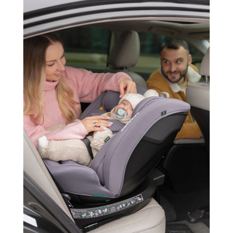 Автокрісло CARRELLO Octopus CRL-16002 Seashell Grey i-Size 40-150см ISOFIX, поворот, опор.стійка /1/