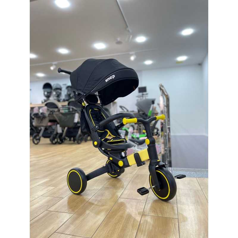 Велосипед триколісний TILLY SNAP T-391 Жовтий 3в1/1/