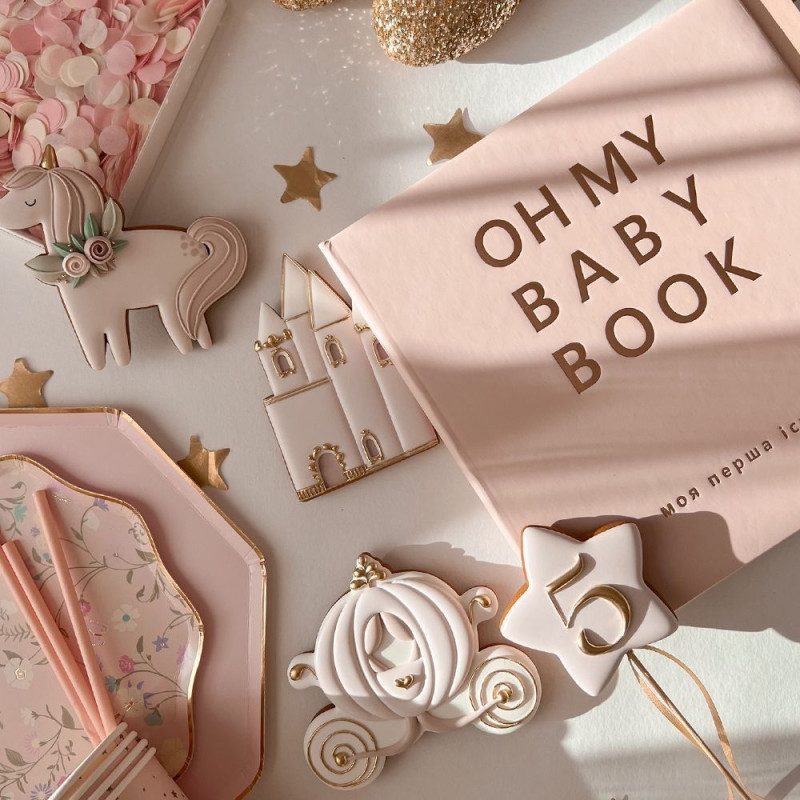Oh My Baby Book для дівчинки рожевий (new)