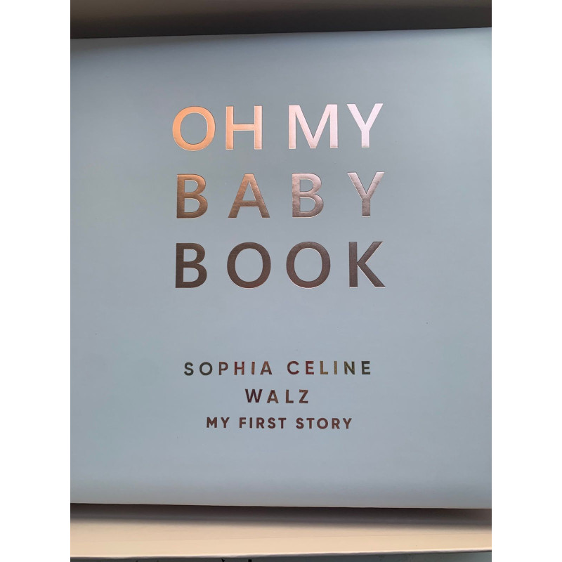 Oh My Baby Book для хлопчика блакитний (new)