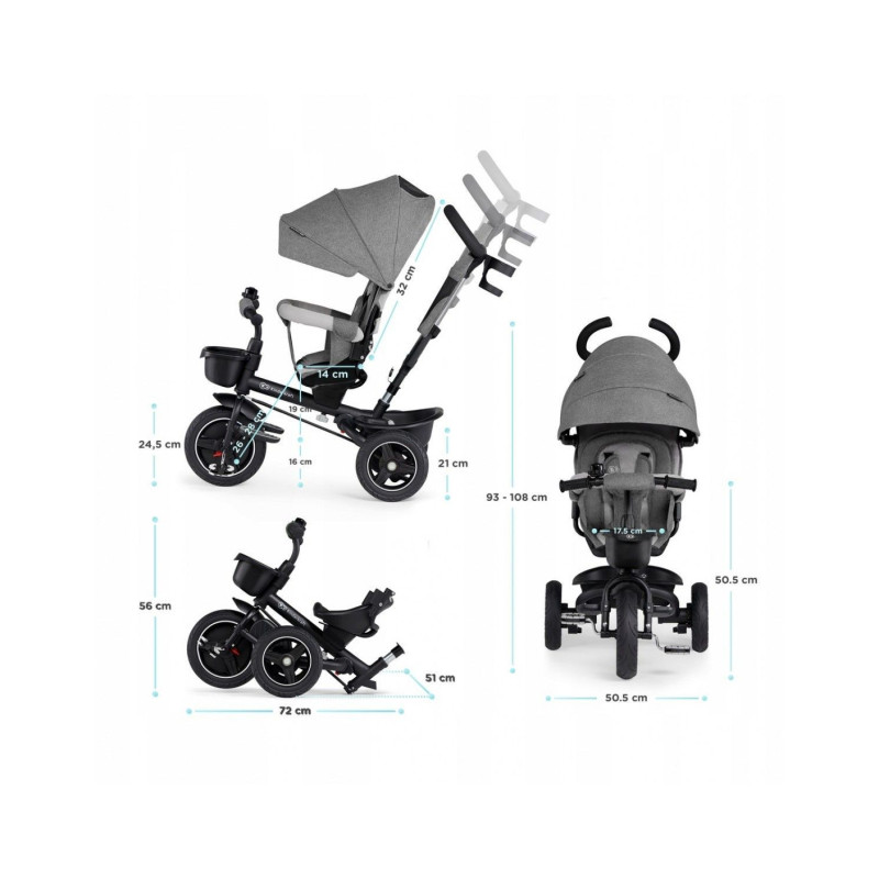 Велосипед Kinderkraft Spinstep Grey