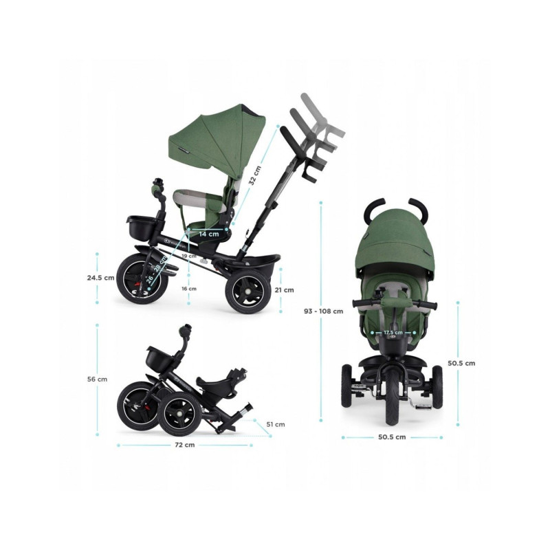 Велосипед Kinderkraft Spinstep Green