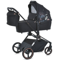 Коляска універсальна 2в1 ElCamino ME 1091-B PERSONA Black Art