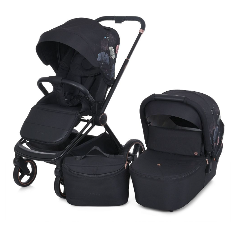 Коляска універсальна 2в1 ElCamino ME 1091-B PERSONA Black Art