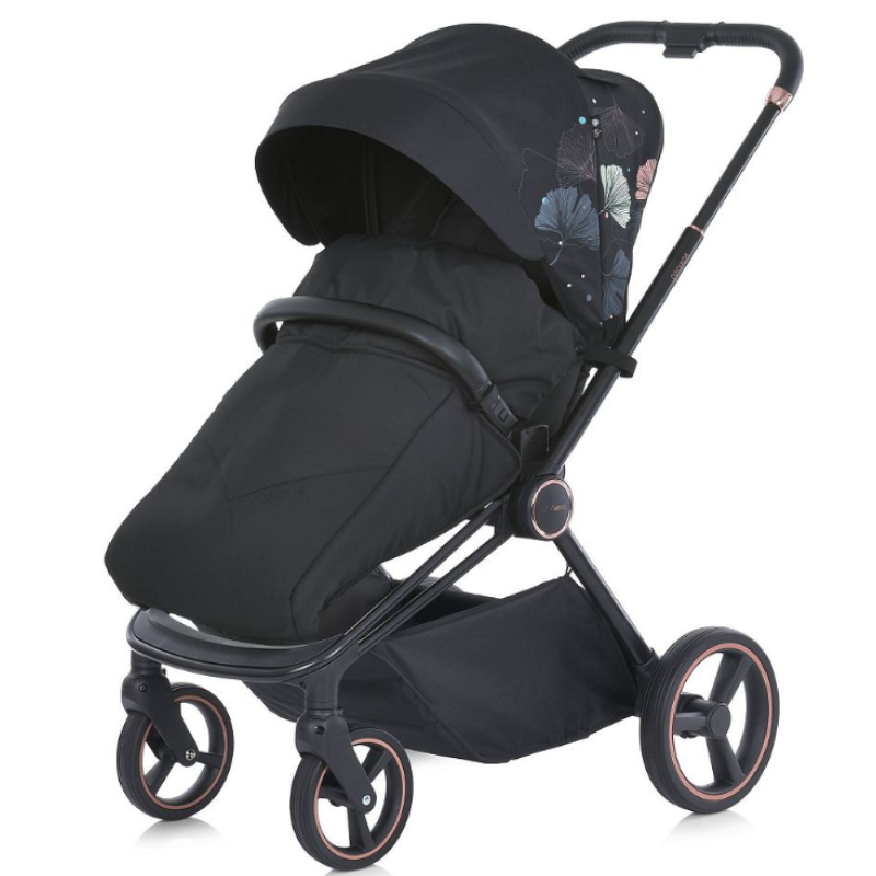 Коляска універсальна 2в1 ElCamino ME 1091-B PERSONA Black Art