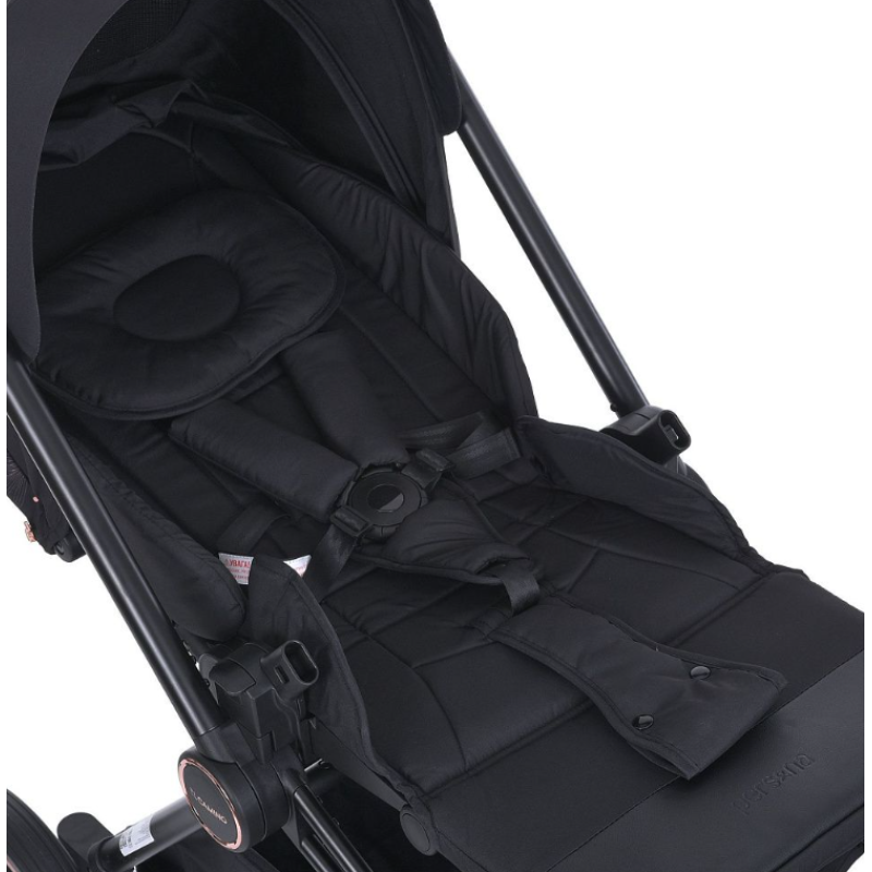 Коляска універсальна 2в1 ElCamino ME 1091-B PERSONA Black Art
