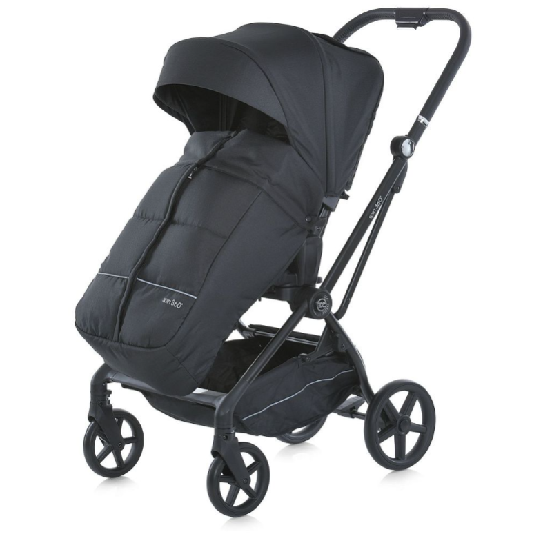 Коляска дитяча ElCamino ME 1138 SPIN 360 Black