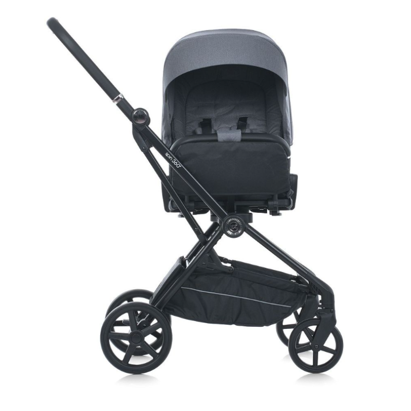Коляска дитяча ElCamino ME 1138 SPIN 360 Stone Gray