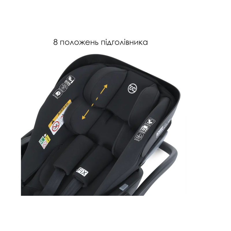 Автокрісло ElCamino i-Fix ME 1110 Royal Dark Grey