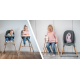 Стільчик для годування ESPIRO SENSE 27 WHITE GRAY
