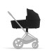 Коляска Cybex Priam шасі Rose gold + люлька Sepia Black