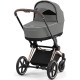 Коляска Cybex Priam шасі Rose gold + люлька Pearl Grey