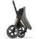 Коляска Cybex Priam шасі Rose gold + люлька Pearl Grey