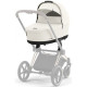 Коляска Cybex Priam шасі Rose gold + люлька Off White