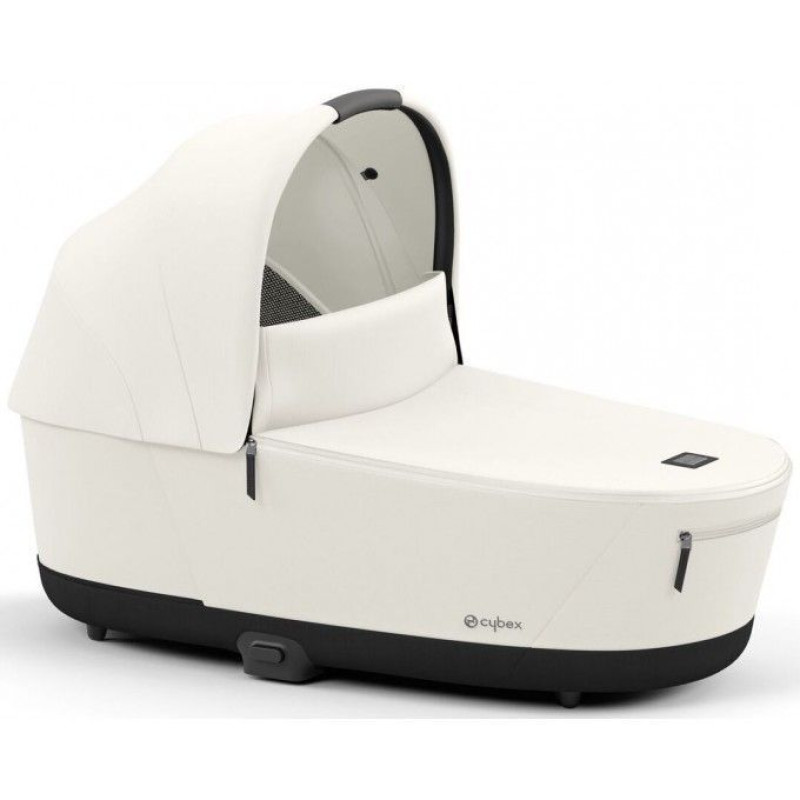 Коляска Cybex Priam шасі Rose gold + люлька Off White