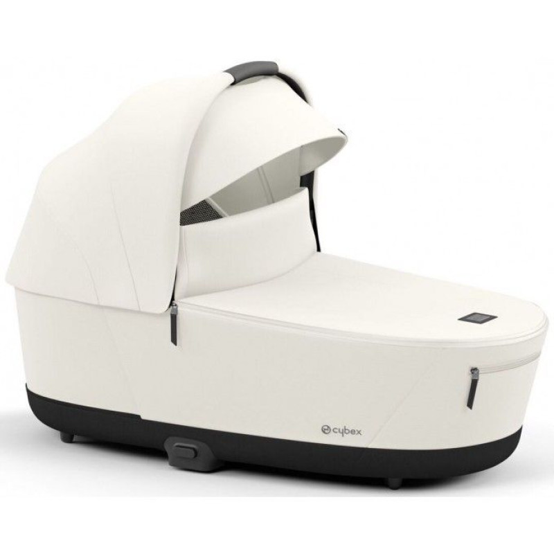 Коляска Cybex Priam шасі Rose gold + люлька Off White